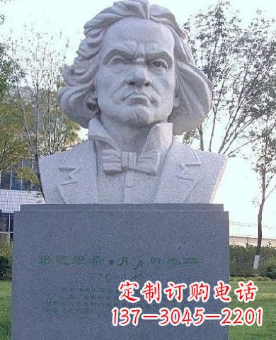 济宁贝多芬人物铜雕塑 音乐家铜雕塑-世界名人著名音乐家