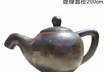 济宁青铜茶壶雕塑——彰显传统文化的艺术精髓