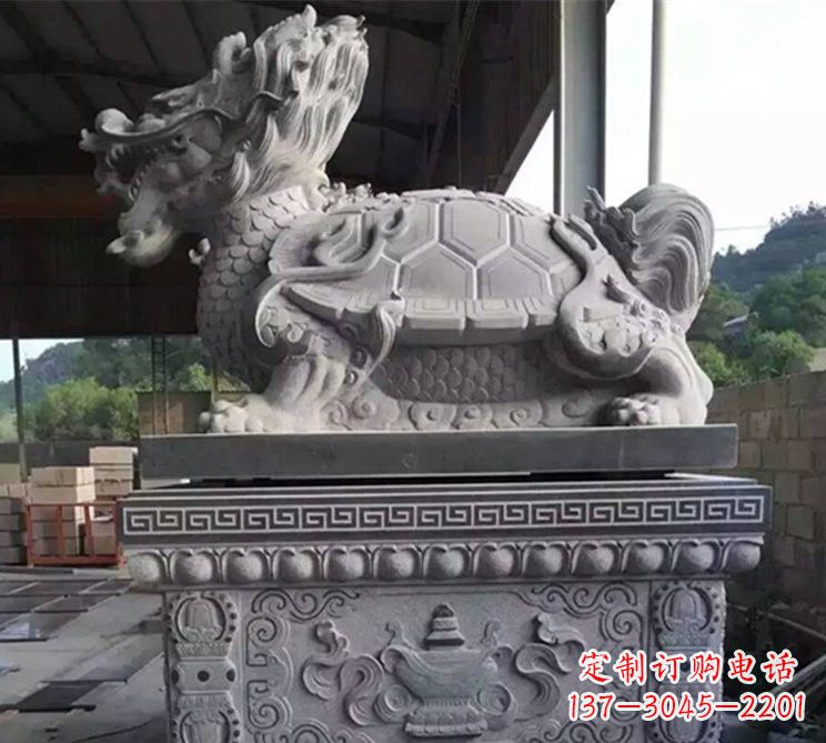 济宁大理石龙龟石雕