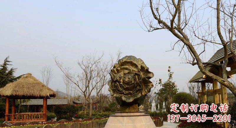 济宁公园大白菜景观铜雕