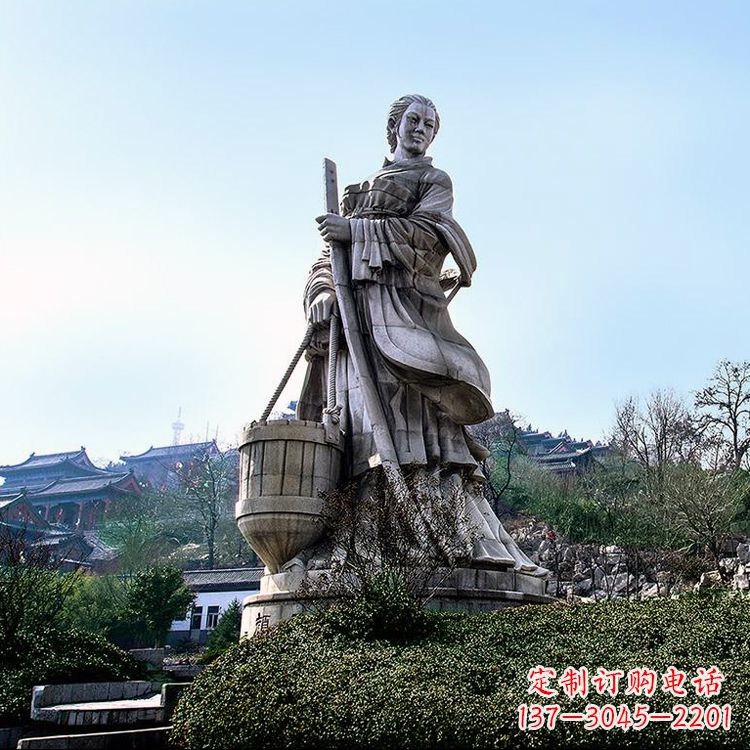 济宁古代美女文姜景观雕塑