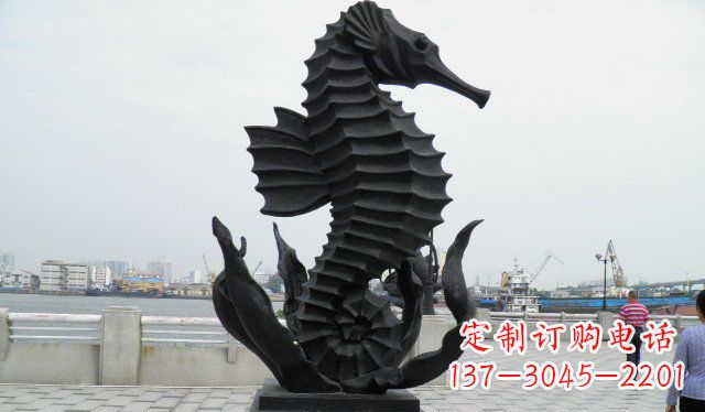 济宁广场海马铜雕