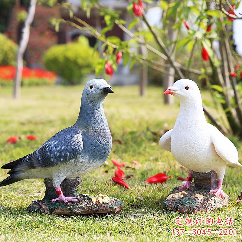 济宁和平鸽橄榄枝的雕塑