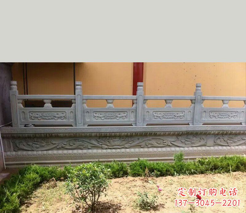 济宁尊贵而古典的大理石栏板雕塑