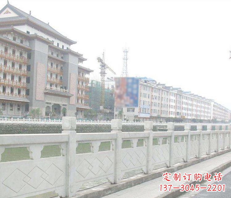 济宁流光溢彩的大理石栏板石雕