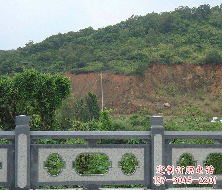 济宁景区镂空仿古栏板石雕