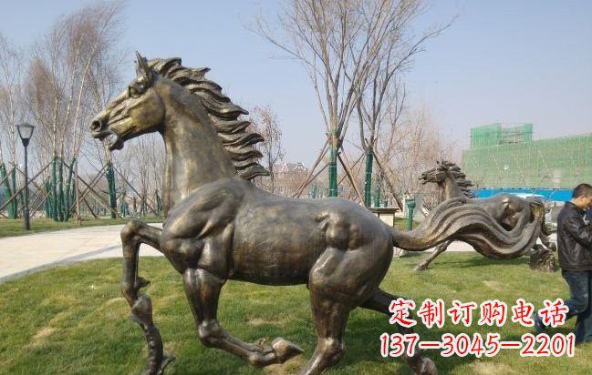 济宁铜雕奔马