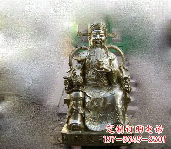 济宁铜雕文财神