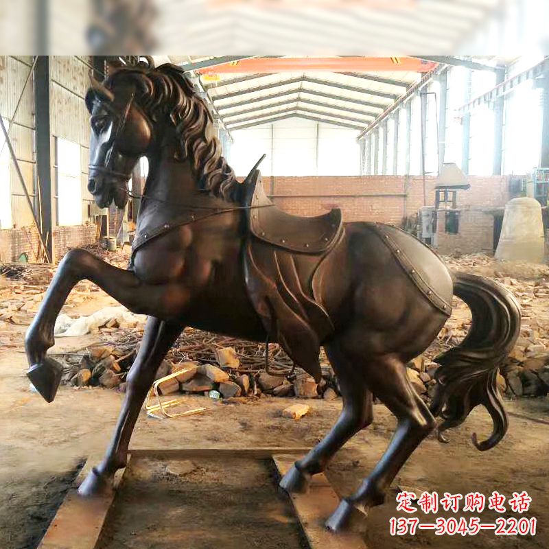 济宁铜雕战马