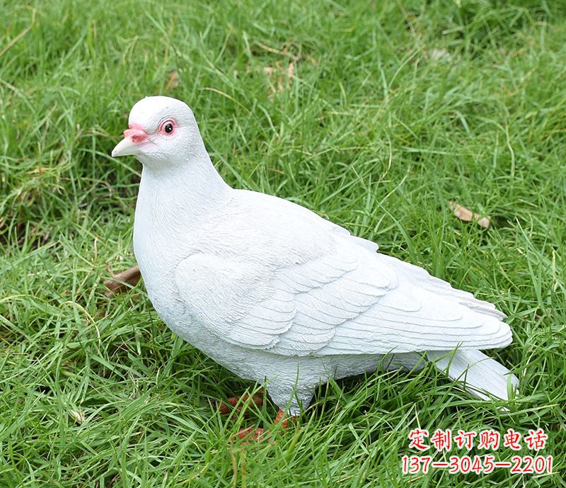 济宁潍坊和平鸽雕塑女孩