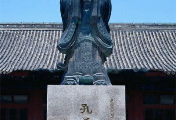 济宁传承古代文化——青铜孔子雕塑