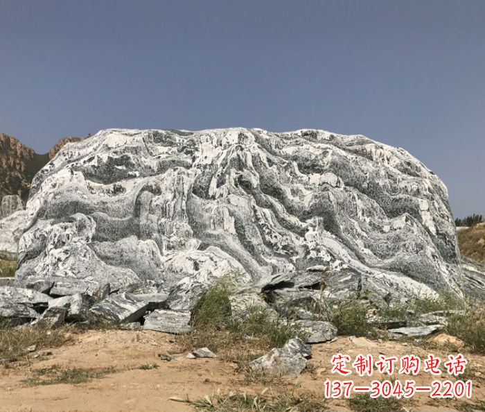 济宁雪浪石假山公园景观石雕 (2)