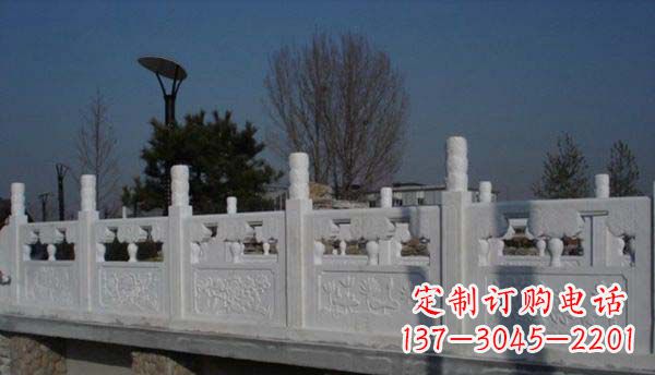 济宁园林汉白玉栏板景观石雕