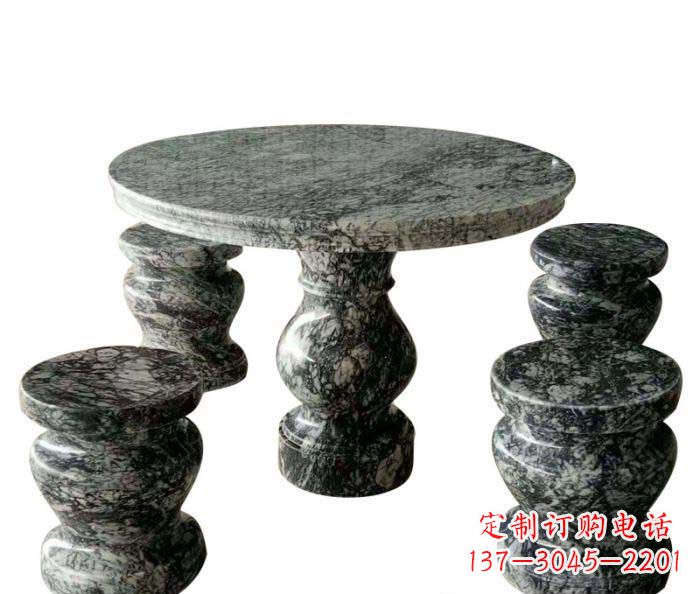 济宁园林景观圆形石桌凳